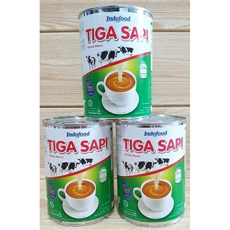 Jual MURAH Susu Tiga Sapi 490gr Susu Kental Manis Tiga Sapi SKM