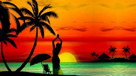 Tropical Sunset Wallpapers - Top Free Tropical Sunset Backgrounds ...