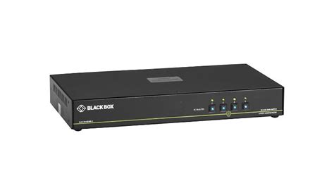 Black Box Secure Kvm Switch Niap3 4 Port Single Monitor Hdmi 4k60 Usb