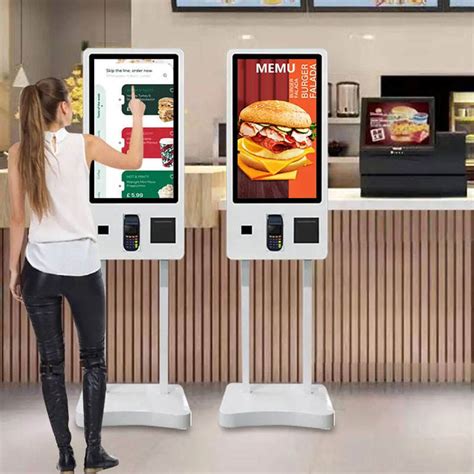 2023 Fast Food Restaurant Qr Code Scanning Self Service Ordering LCD