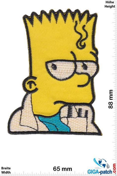 simpson bart simpson head  xlpatches