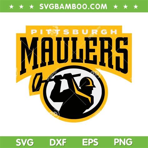 Pittsburgh Maulers Logo SVG PNG