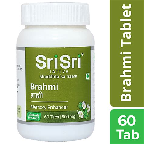 Buy Sri Sri Tattva Brahmi Tablet Memory Enhancer 500mg Online At