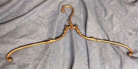 Vintage Brass Clothes Hangers Antique Brass Coat Hanger Art Nouveau