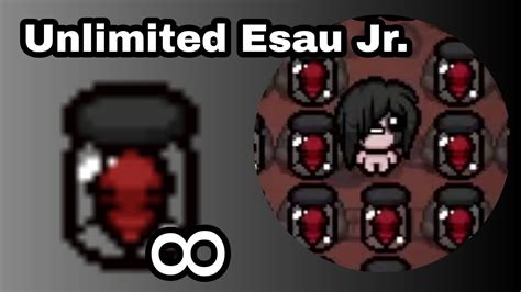 Make Unlimited Esau Jr The Binding Of Isaac Repentance Guide Youtube