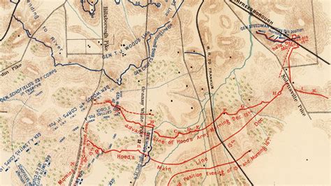 Civil War Battlefields Tennessee Map