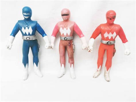 Knock Off KO Power Rangers 4 Action Figures