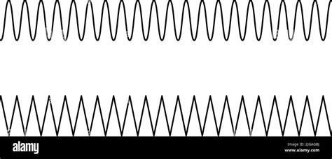 Elemento De Dise O De Rayas Onduladas En Zig Zag Ilustraci N De