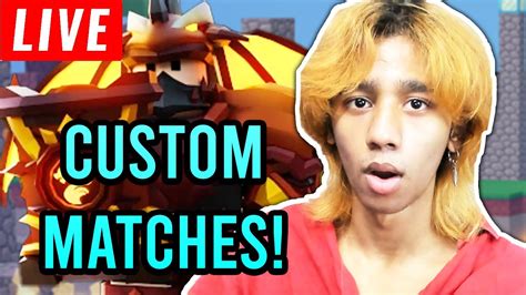 Roblox Bedwars Live Custom Matches With Viewers Minigames More