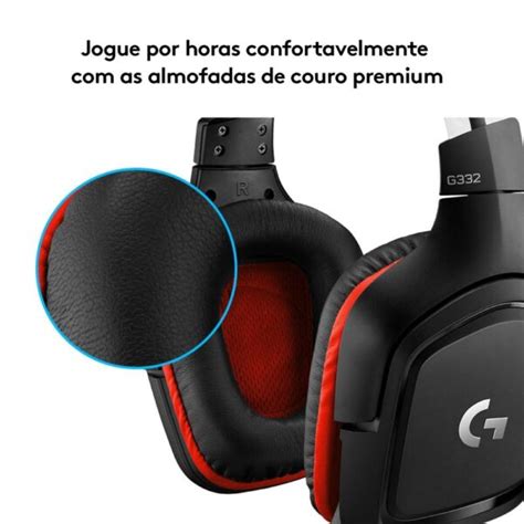 Headset Gamer Logitech G332 Para PC PlayStation Xbox E Nintendo