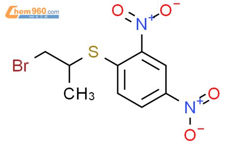 38318 95 5 Benzene 1 2 bromo 1 methylethyl thio 2 4 dinitro 化学式结构式