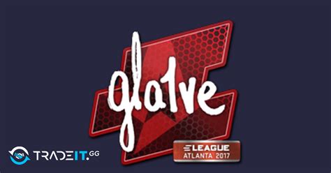 Sticker Gla1ve Atlanta 2017 Tradeit