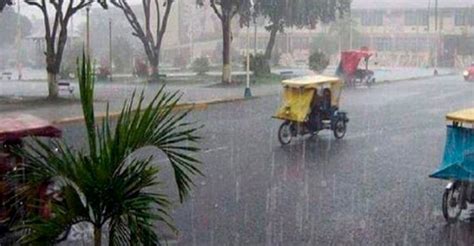 Se Registrará Lluvia De Moderada A Fuerte Intensidad En La Selva