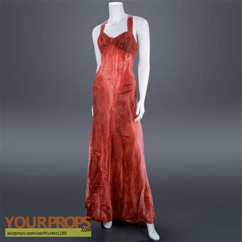 Carrie Screen Worn Post Sprinkler Bloody Prom Dress Original Movie Costume