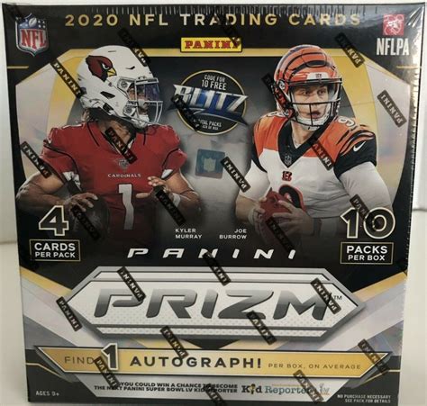 2020 Panini Prizm Football Wal Mart Mega Box With 10 Packs Pristine