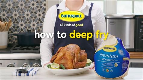 How To Deep Fry A Turkey Butterball Youtube