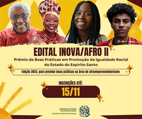 Sedh LanÇa Ii PrÊmio De Boas PrÁticas Em PromoÇÃo Da Igualdade Racial