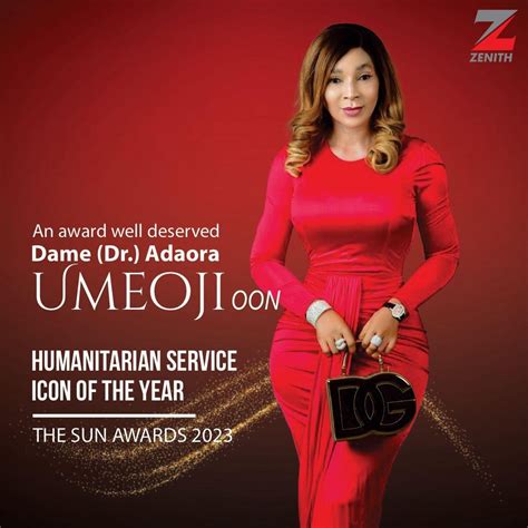 Dame Dr Adaora Umeoji OON Recognized As The Humanitarian Services