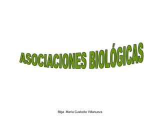 Asociaciones biológicas PPT