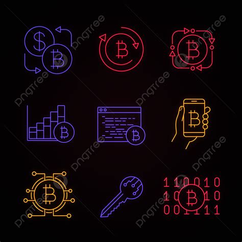 Cryptocurrency Bitcoins Vector Hd Images Bitcoin Cryptocurrency Neon