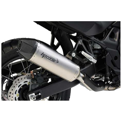 SILENCIEUX BAS HP CORSE HOMOLOGUE SP 1 CARBON SHORT TITANE HONDA XL750