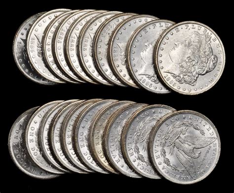 Lot Of O Morgan Silver Dollars Average Ms To Ms