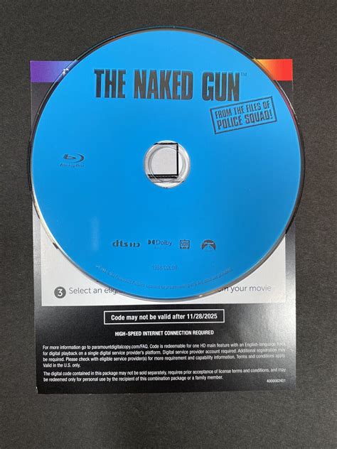 The Naked Gun From The Files Of Police Squad Blu Ray For Sale