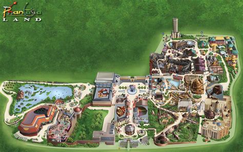 Parkmaps Parkplan Plattegrond Phantasialand Freizeitpark Welt De