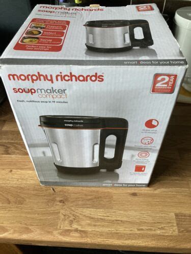 Morphy Richards Compact Soup Maker Blender S Steel Litre W