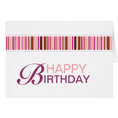 Modern Happy Birthday Card Zazzle