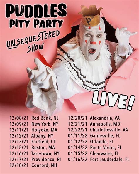 TOUR ANNOUNCEMENT! | Puddles Pity Party