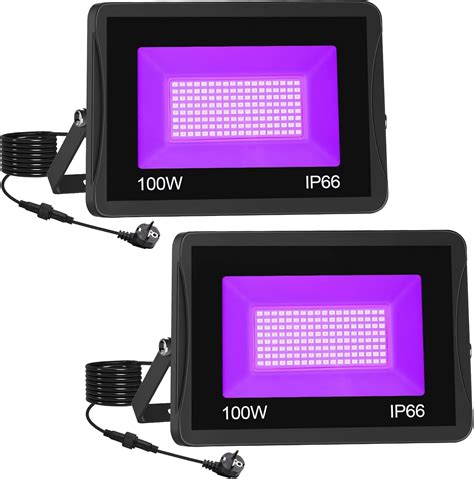 Lumi Re Noire Led W X T Sunus Projecteur Lumiere Noire Projecteur