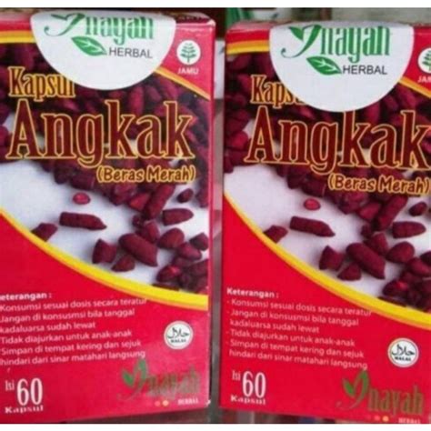 Jual Kapsul Angkak Inayah Kapsul Beras Merah Obat DBD Demam