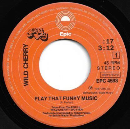 Wild Cherry Play That Funky Music 7 Si NL 1976 Het Plaathuis