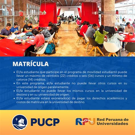 Convocatoria Del Programa De Movilidad Estudiantil De La RPU En La PUCP