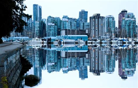 Vancouver Skyline Canada editorial stock image. Image of pacific - 92481134