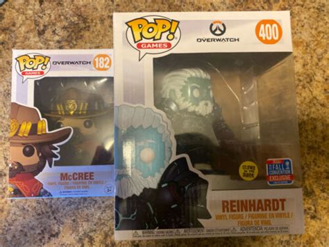 Funko Pop Reinhardt Overwatch Gitd Glow Dark Nycc Mccree