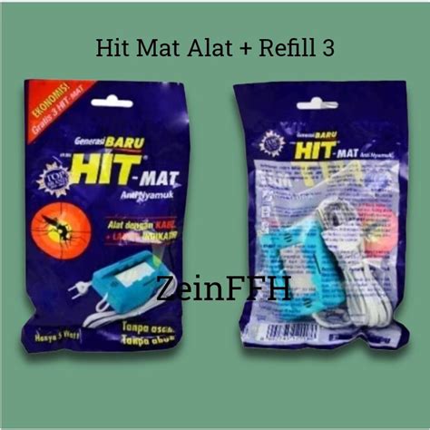 Jual Hit Mat Alat Dan Refill Green Tea Floral Classic Anti Nyamuk