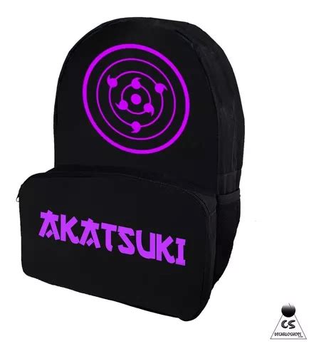 Bolsa Mochila Anime Naruto Akatsuki Novas Vers Es Itachi Mercadolivre