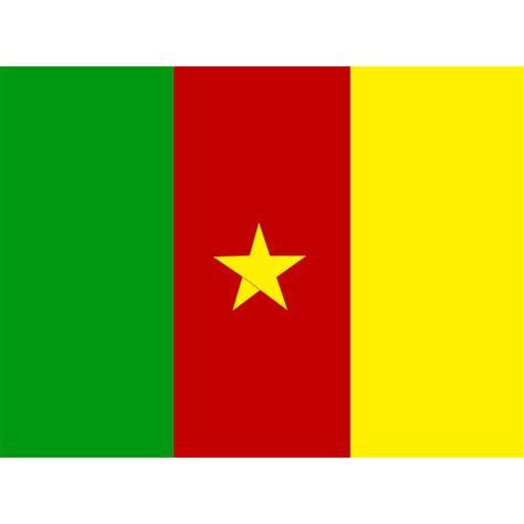 Cameroon Flag Vector Drawing Free Svg