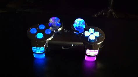 Modded Ps3 Controller 7 Color Changing Led Rapid Fire Crazy Must