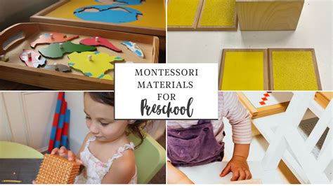 Montessori Materials for Preschool: The Essentials — The Montessori ...