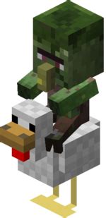 how to make a chicken jockey in minecraft