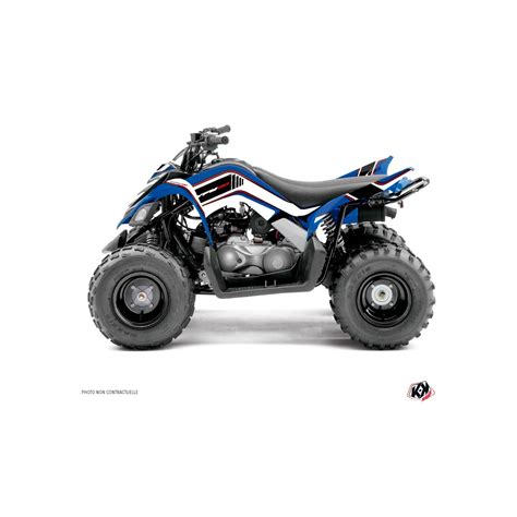 Kit D Co Quad Corporate Yamaha Raptor Bleu