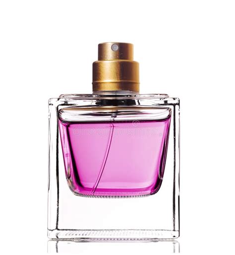 Frasco De Perfume Cor de rosa Imagem de Stock Imagem de cosméticos