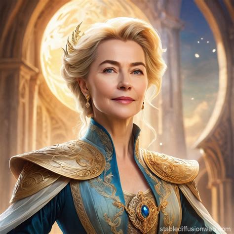 Ursula Von Der Leyen In Lingerie Prompts Stable Diffusion Online