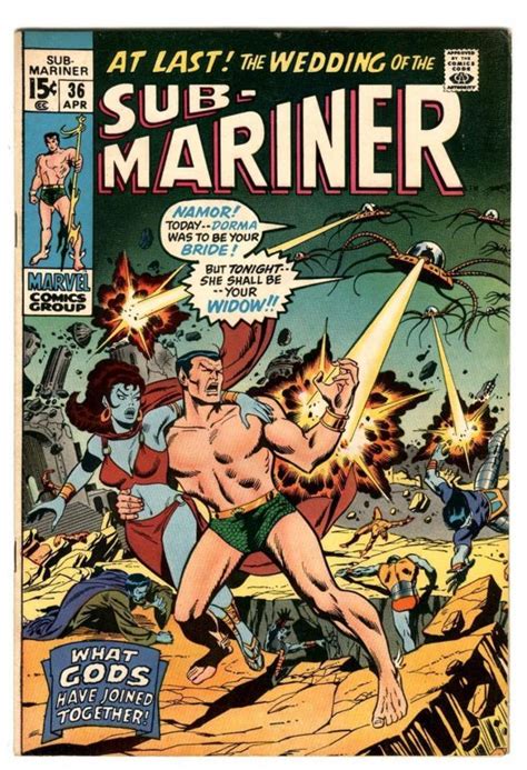 Sub Mariner 36 April 1971 Berni Wrightson Art Namor Lady Dorma