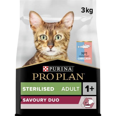 Purina Pro Plan Cat Sterilised Adult Savoury Duo Cabillaud Truite