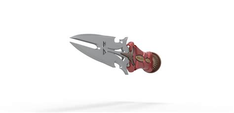 Klingon Mevak ritual knife from Star Trek Deep Space Nine 3D model 3D printable | CGTrader