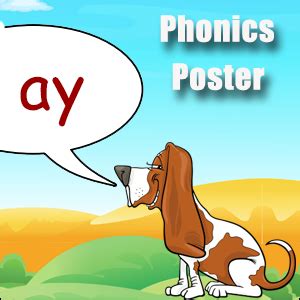 ay words - ay sound - FREE & Printable Phonics Poster - Consonant Vowel ...